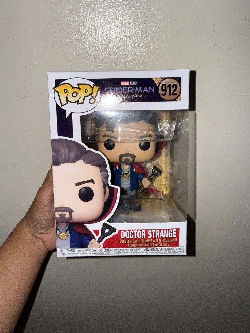 Doctor Strange Funko Pop (Category: Designer & Blind Box Toys) located in Las Pinas. Submitted by elnictomasco (Listing ID 1438072095, Image 3). Description: Doctor Strange Funko Pop Box condition will be ranging 8-8.5/10 unless stated. Shipping: LBC | J&T | Lalamove 📍Las Pinas City, Metro Manila.