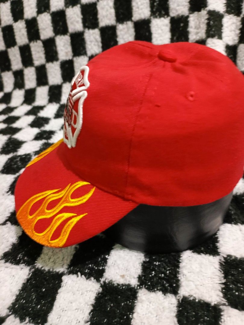 Fire fighter flame hat cap (Category: Caps & Hats) located in Caloocan City. Submitted by shsgoods (Listing ID 1437938973, Image 2). Description: location: Karuhatan Valenzuela City.