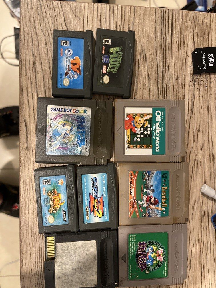 Gameboy games (Category: Nintendo) located in Makati City. Submitted by jackstrades (Listing ID 1438109170, Image 1). Description: 200 each.