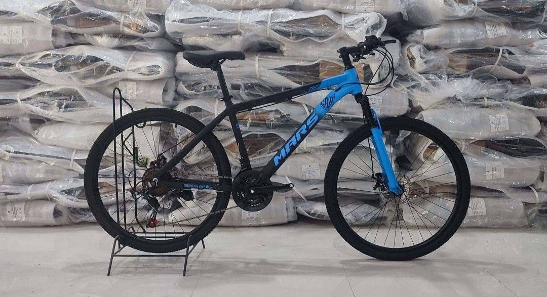 Garuda mars alloy mtb 26er (Category: Bicycles) located in Antipolo. Submitted by graceellaolshope (Listing ID 1438092430, Image 3). Description: ONHAND NA ULIT‼️PINAKAMURANG MTB ALLOY 26ER 😱👌 👉GARUDA MARS 3X8 ALLOY MTB 26ER ✅FREE ASSEMBLE Price ▪️ 4,999 AVAILABLE COLOR ✅Maroon ✅Blue ✅Black blue ✅Black red SPECS: 👇👇👇 ▪️TIRE SIZE: 26ER ▪️Alloy Frame ▪️Internal cabling ▪️Alloy Reflectorize rim ▪️Alloy stem ▪️3x8 (24speed) ▪️FD RD Shinamg ▪️Me