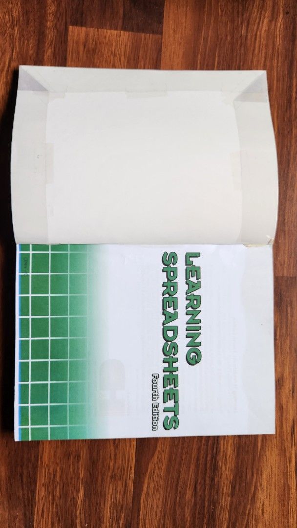 Grade 4 Computer School Textbook (Category: Textbooks) located in Manila. Submitted by vl_ris (Listing ID 1438077224, Image 2). Description: > Used once. Little to no writings > Lalamove > MOP: Gcash - Learning Spreadsheets 4th Edition textbook.