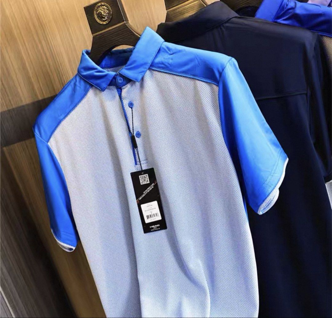 Head Golf Mens golf shirt Large (Category: Activewear) located in Caloocan City. Submitted by greenboxpackaging (Listing ID 1437994727, Image 1). Description: Brandnew with tags priced at $84 color Blue Rfs: Wrong size.