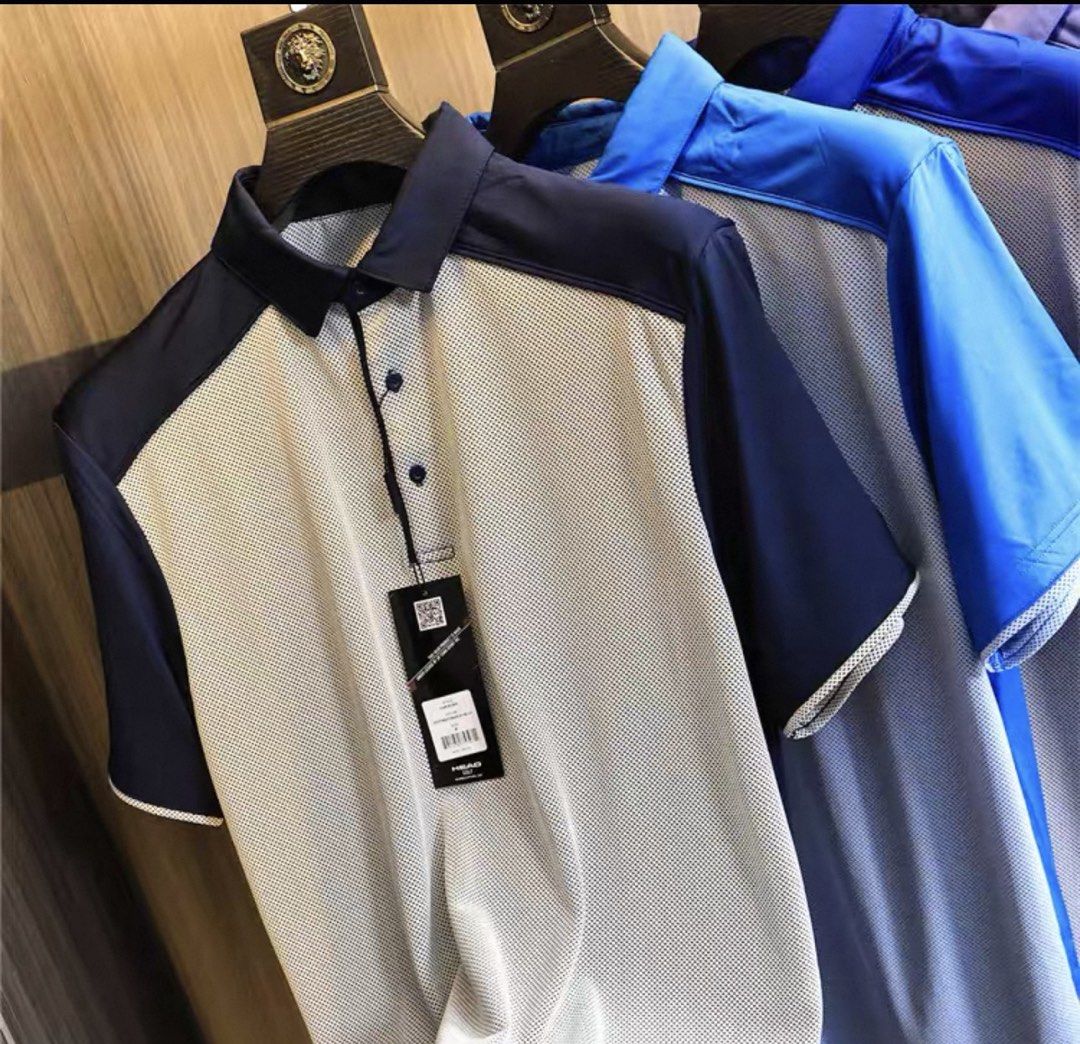 Head Golf Mens golf shirt Large (Category: Activewear) located in Caloocan City. Submitted by greenboxpackaging (Listing ID 1437994933, Image 1). Description: Brandnew with tags priced at $84 color Navy Blue Rfs: Wrong size.