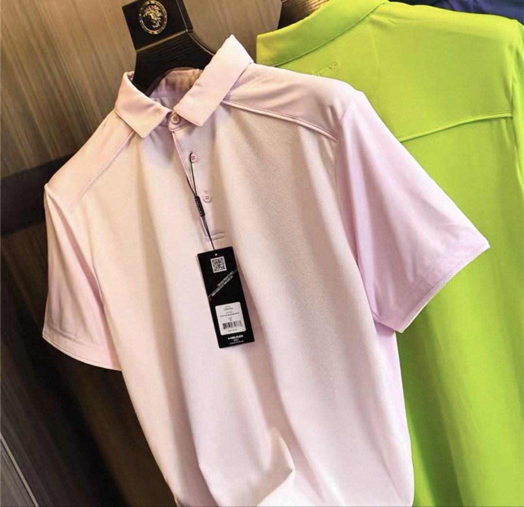 Head Mens Golf Shirt Large (Category: Activewear) located in Caloocan City. Submitted by greenboxpackaging (Listing ID 1437994345, Image 1). Description: Brandnew Head Golf Shirt size Large (Light Pink) priced at $84. Rfs wrong size.