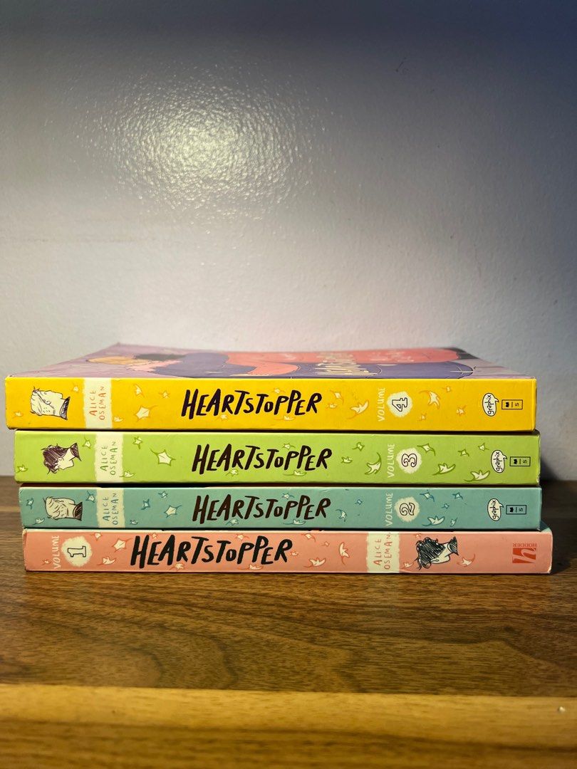 Heartstopper volumes 1-4 (Category: Storybooks) located in Taytay. Submitted by shivroy16 (Listing ID 1437945604, Image 2). Description: mode of payment: gcash/paymaya mode of delivery: lalamove or any delivery app sf shouldered by buyer.
