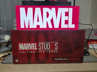 r*️様 MARVEL LIGHT BOX THE FIRST TEN YEAR Hot Toys MARVEL Light Box The First Ten Years unboxing Review
