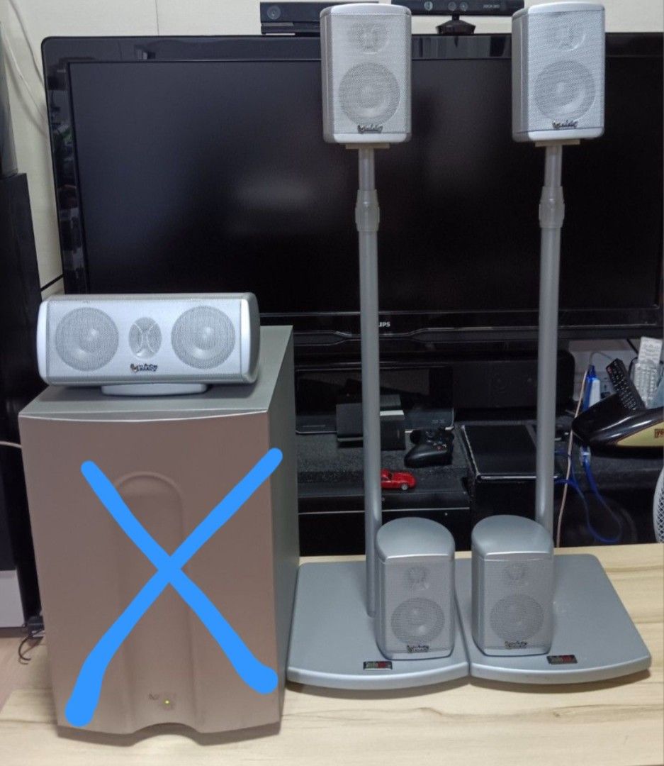 Infinity 5 channel Speakers for ur Receiver Amplifier (Category: Soundbars, Speakers & Amplifiers) located in Mandaluyong City. Submitted by edward.l1 (Listing ID 1437334777, Image 3). Description: infinity TSS 750 (5 pcs speakers with 2 stand) Specs nasa Picture Subwoofer not included(SOLD).