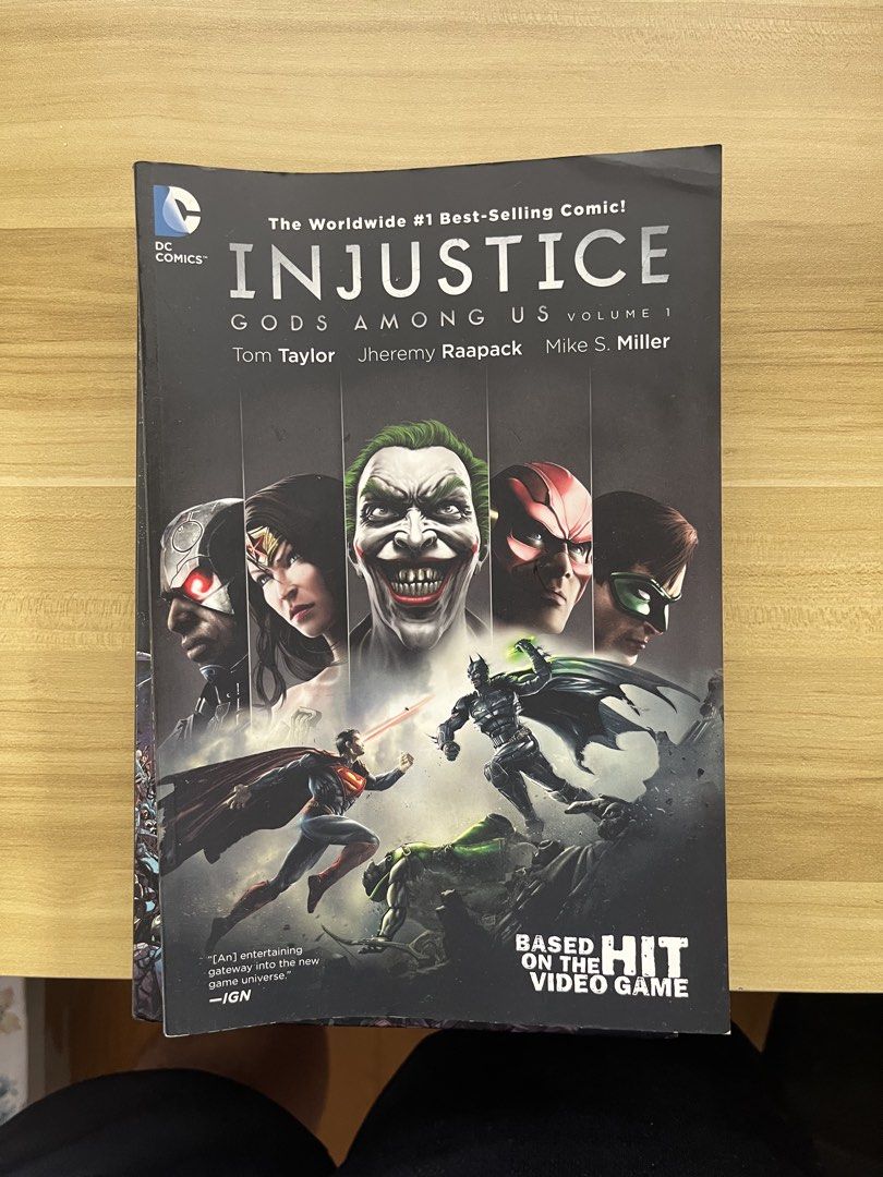 Injustice: Gods Among Us Volume 1 Comic Book (Category: Comics & Manga) located in Santa Rosa. Submitted by jerano_23 (Listing ID 1437944498, Image 1). Description: - Injustice: Gods Among Us Volume 1 comic book - Based on the hit video game - Featuring Superman, Batman, and the Joker - Written by Tom Taylor - Art by Jheremy Raapack and Mike S. Miller - A great introduction to the game's universe.
