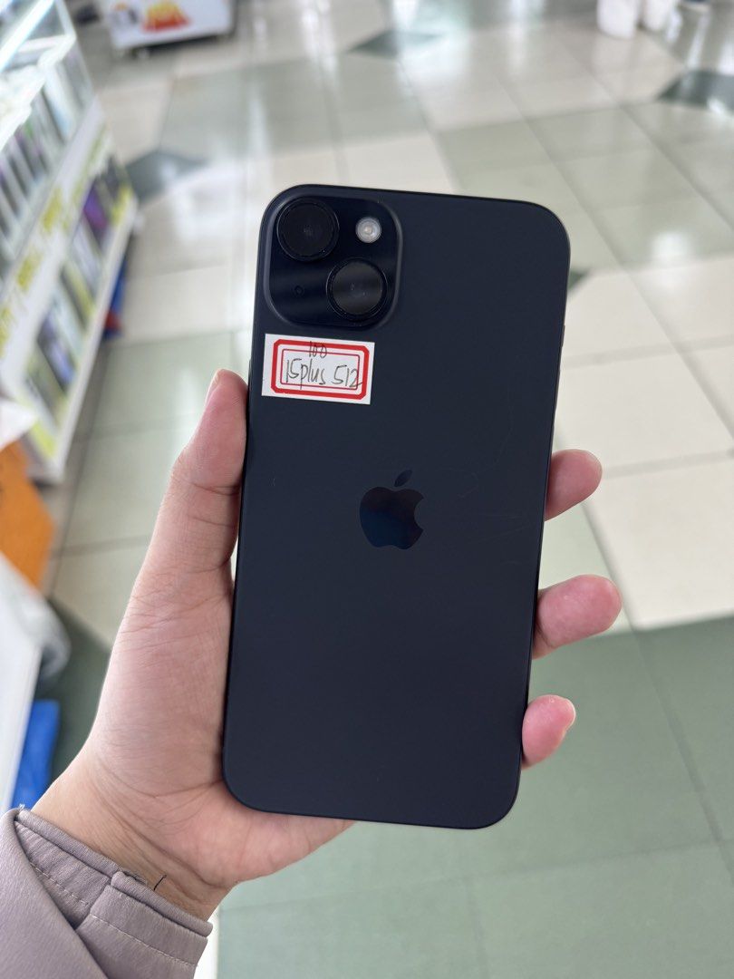 iPhone 15 Plus 512GB Factory Unlock No Issue Secondhand (Category: iPhone 15 Series) located in Pasig City. Submitted by FarAndRayShop (Listing ID 1438091343, Image 1). Description: OPEN FOR SWAP/SELLING/BUYING (RFS: Buy and Sell) Price: 36,499 iPhone 15 Plus 512GB •FACTORY UNLOCK •NO HIDDEN ISSUES •TEST TO SAWA •Authentic Phone Physical store in Greenhills Shopping Center XD-07 Stall Number Look For Rayray Or Anika NO CASH INSTALLMENT We are ope