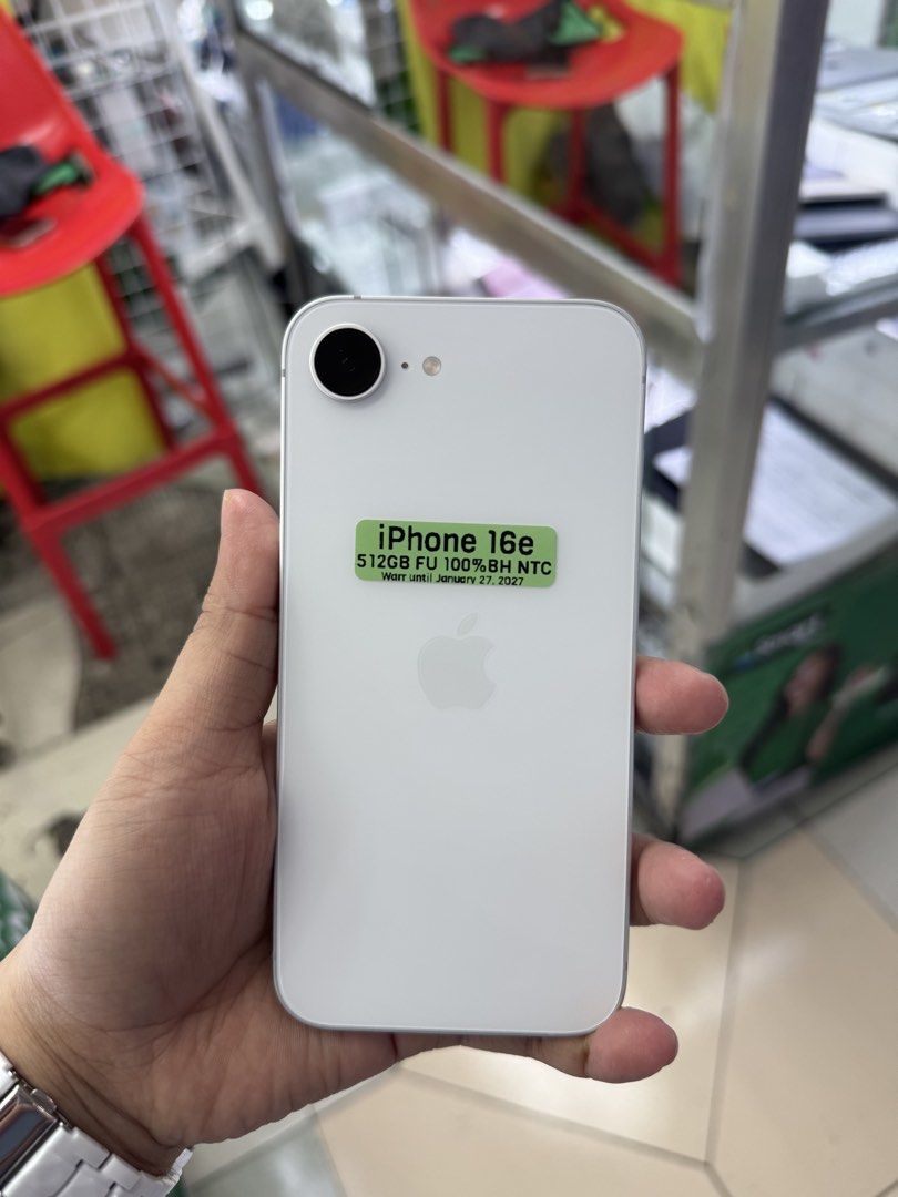 iPhone 16e 512GB Factory Unlock No Issue Secondhand (Category: iPhone 16 Series) located in Pasig City. Submitted by FarAndRayShop (Listing ID 1438091567, Image 1). Description: OPEN FOR SWAP/SELLING/BUYING (RFS: Buy and Sell) Price: 31,499 iPhone 16e 512GB •FACTORY UNLOCK •NO HIDDEN ISSUES •TEST TO SAWA •Authentic Phone Physical store in Greenhills Shopping Center XD-07 Stall Number Look For Rayray Or Anika NO CASH INSTALLMENT We are open also f