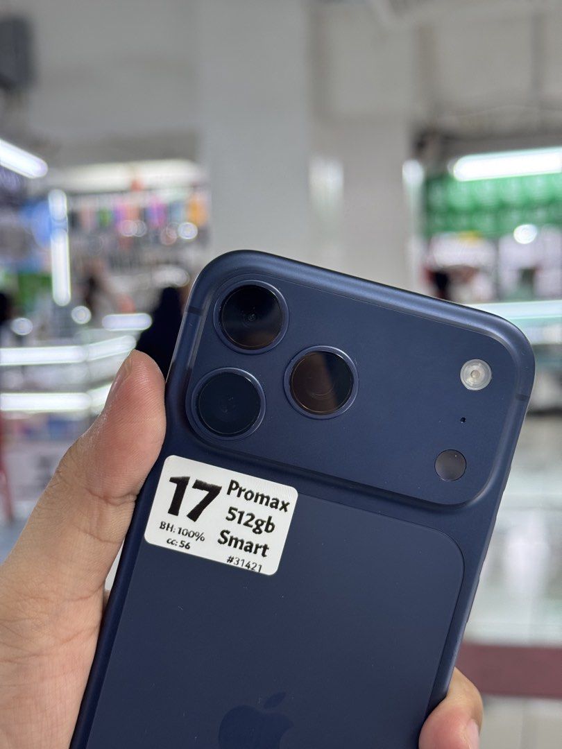 iPhone 17 Pro 512GB SMARTLOCK No Issue Secondhand (Category: iPhone 17 Series) located in Pasig City. Submitted by FarAndRayShop (Listing ID 1438091758, Image 2). Description: OPEN FOR SWAP/SELLING/BUYING (RFS: Buy and Sell) Price: 72,499 iPhone 17 Pro Max 512GB •Smartlock •NO HIDDEN ISSUES •TEST TO SAWA •Authentic Phone Physical store in Greenhills Shopping Center XD-07 Stall Number Look For Rayray Or Anika NO CASH INSTALLMENT We are open also f