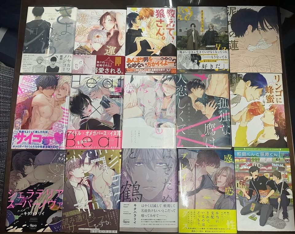 JAPANESE BL MANGA (Category: Comics & Manga) located in Marikina City. Submitted by karacojp (Listing ID 1438053942, Image 3). Description: JAPANESE BL BOOKS, SEND DM FOR AVAILABLE TITLES ₱150 EACH MANGAS ARE JAPANESE SUPER GOOD CONDITION.