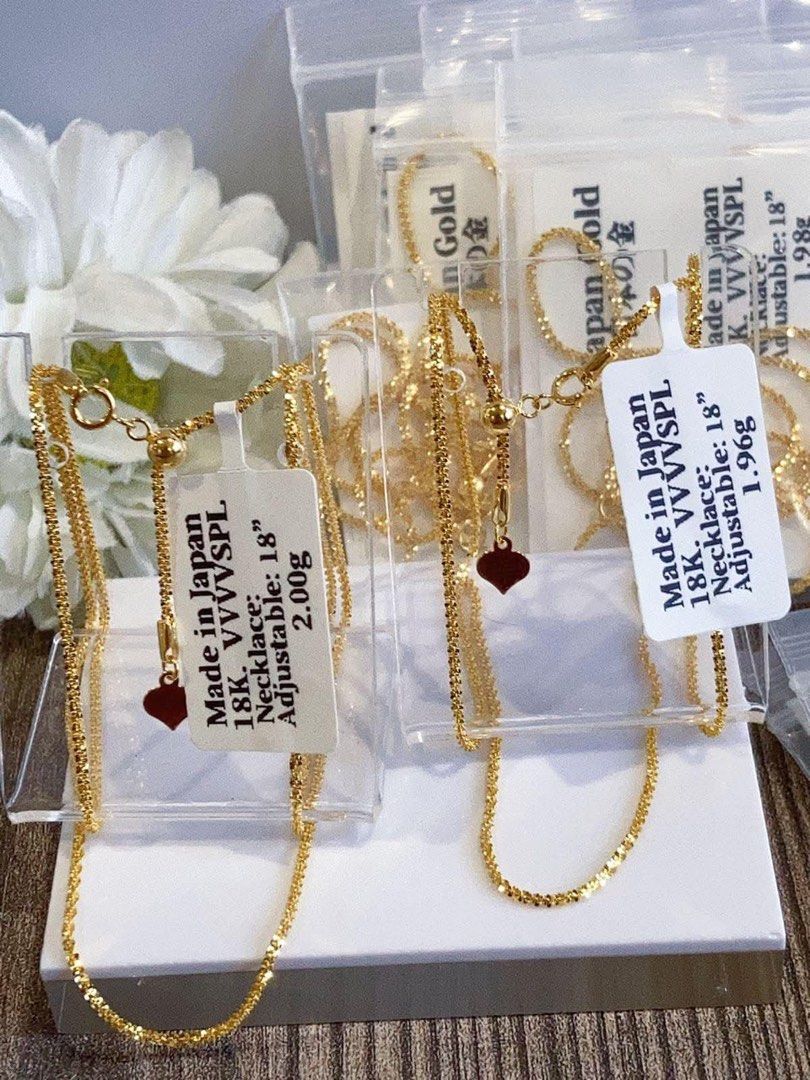 k18 Japan gold necklace (Category: Necklaces) located in Manila. Submitted by reenacedric (Listing ID 1437946596, Image 1). Description: .