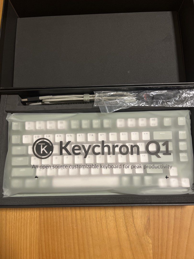 Keychron Q1 Mechanical Keyboard Mint Green455066237272729600