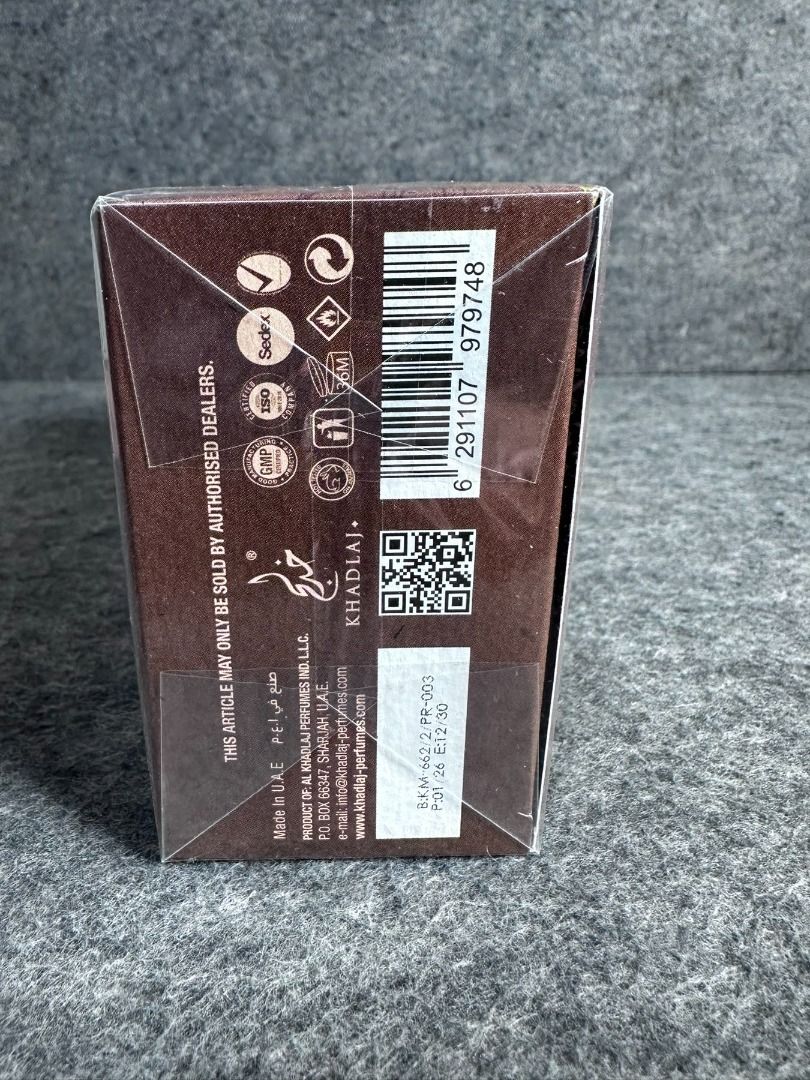 Khadlaj Island Vanilla Dunes Extrait de Parfum (Category: Fragrance & Deodorants) located in Taguig. Submitted by minimaliscent (Listing ID 1438010264, Image 3). Description: - Khadlaj Island Vanilla Dunes Extrait de Parfum - Made in U.A.E. - Fragrance: Vanilla Dunes - Type: Extrait de Parfum - Includes box with barcode and QR code Loc. Taguig Western Bicutan 📍 📩 Message us for orders or inquiries. 🏍️ Can arrange Lalamove around Manila 🚛 Nati