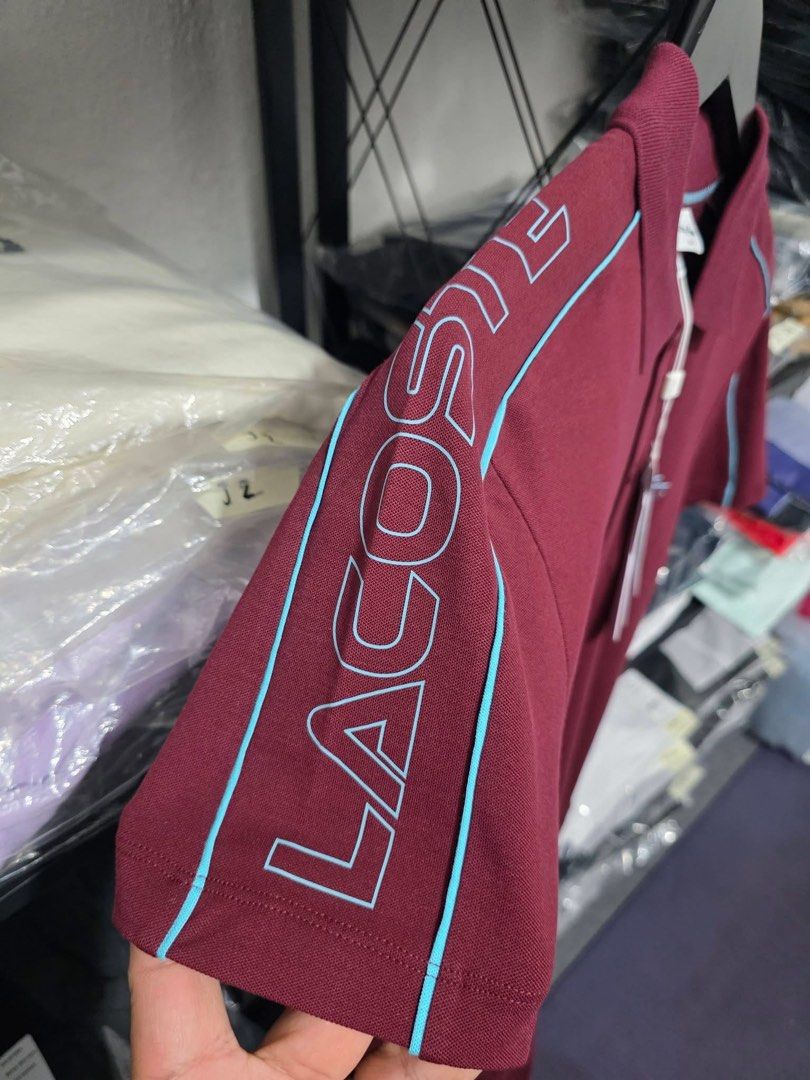 Lacoste Polo Size 5 Brandnew (Category: Tshirts & Polo Shirts ) located in Santa Rosa. Submitted by omnicronzxc (Listing ID 1438066606, Image 2). Description: brandnew comes with lacoste paperbag 3,600 each add shipping JnT Size: 5 Width: 21.2 Length: 27 ✅️Slim Fit ✅️COLOR: Maroon 🐊.