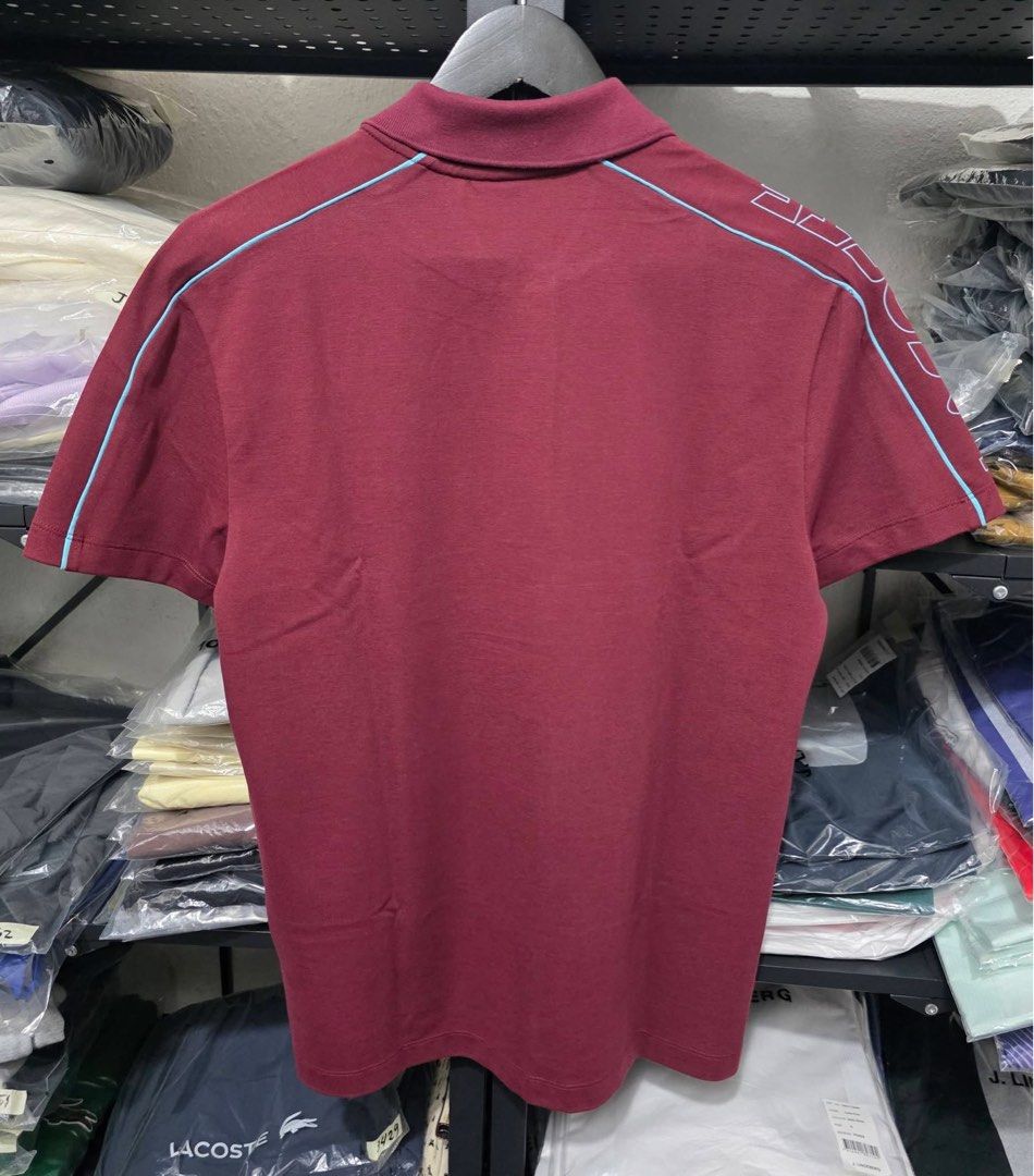 Lacoste Polo Size 5 Brandnew (Category: Tshirts & Polo Shirts ) located in Santa Rosa. Submitted by omnicronzxc (Listing ID 1438066606, Image 3). Description: brandnew comes with lacoste paperbag 3,600 each add shipping JnT Size: 5 Width: 21.2 Length: 27 ✅️Slim Fit ✅️COLOR: Maroon 🐊.