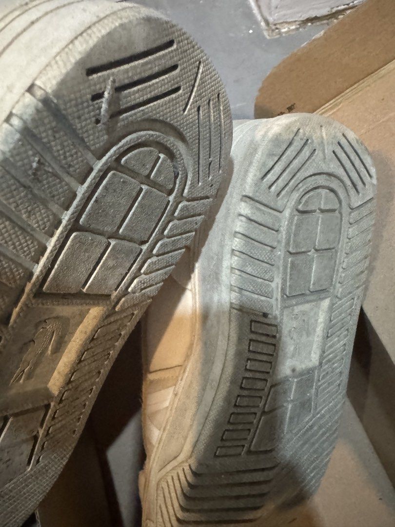 Lacoste cream casual shoes (Category: Sneakers) located in Calamba. Submitted by nanamatheo01 (Listing ID 1437967655, Image 3). Description: - Cream-colored lacoste sneakers - Size: EUR 38, UK 5, USA 7 - Textile upper - Includes original box - Lace-up closure Rfs: decluttering Loc: calamba laguna Issue: natambak na sya needs clean up. Nagcrack rin yung isang logo sa tongue nung shoes selling it low, pero intact naman. kayo na po palinis.