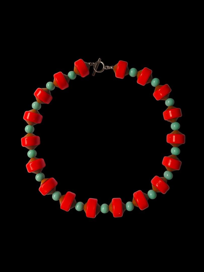 Likas necklace brown and red available (Category: Necklaces) located in Manila. Submitted by iyo.artifacts (Listing ID 1438057356, Image 3). Description: ✩LIKAS✩ In mixed repurposed beads, abacus, acrylic beads, and stainless steel metal. 500 Pesos each BROWN SOLD The color may appear slightly different in real life compared to the photo, but rest assured, it will be even more beautiful when seen in real life colors. ONE OF ONE 20 inches long CUS