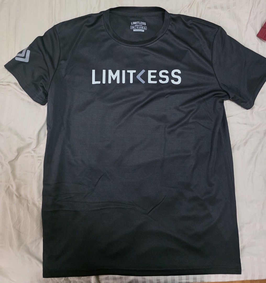 Limitless Activewear T-shirt (Category: Tshirts & Polo Shirts ) located in Manila. Submitted by mikque (Listing ID 1437981179, Image 2). Description: - Limitless Activewear T-shirts (brand new), P70 for both - Available Colors: Maroon and Black - Lightweight and breathable material Dimensions: Width: 20in, Length: 31in RFS - Not the right fit for me.