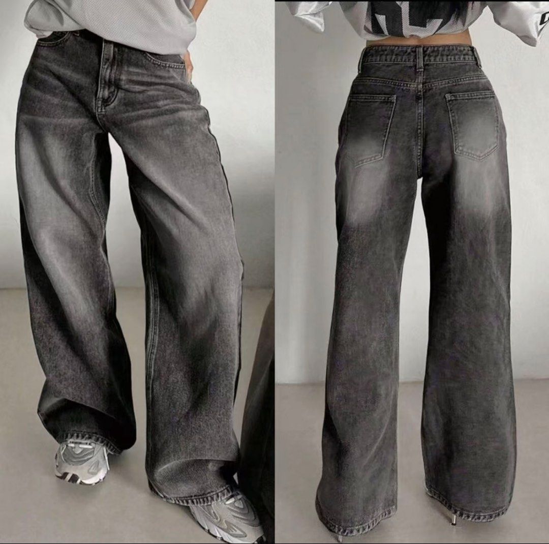 Lim's Wide Leg Jeans - Size S (Category: Jeans) located in Taguig. Submitted by barbequeIU (Listing ID 1438049030, Image 1). Description: size 27-28 length 40-41 worn twice only rfs too big and long for me.