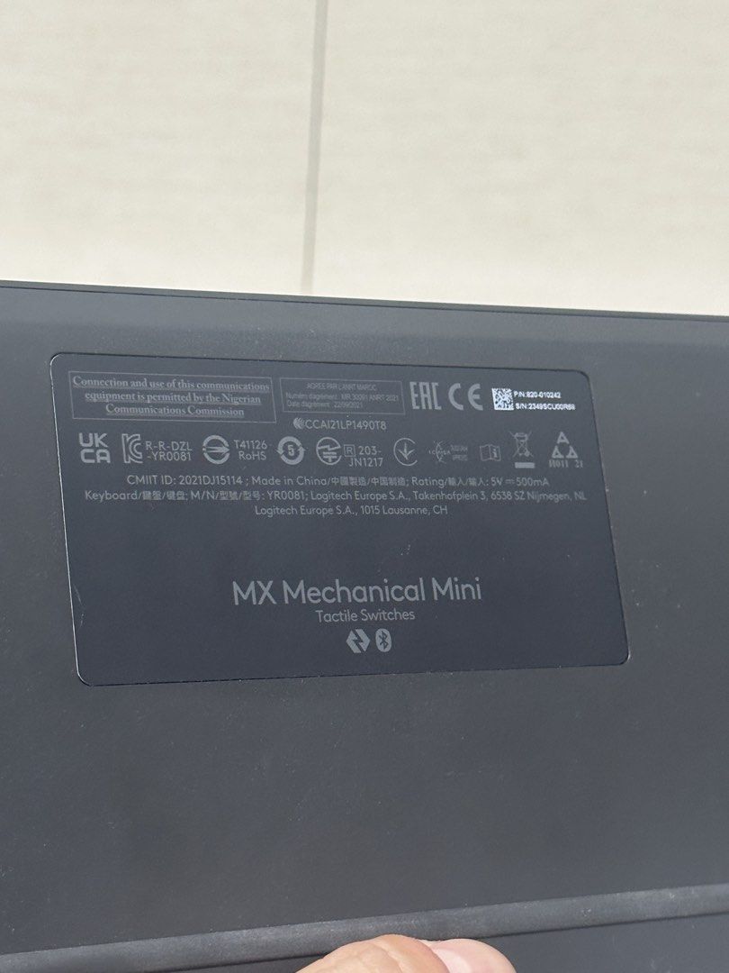 Logitech MX Mechanical Mini Keyboard454959860706201601