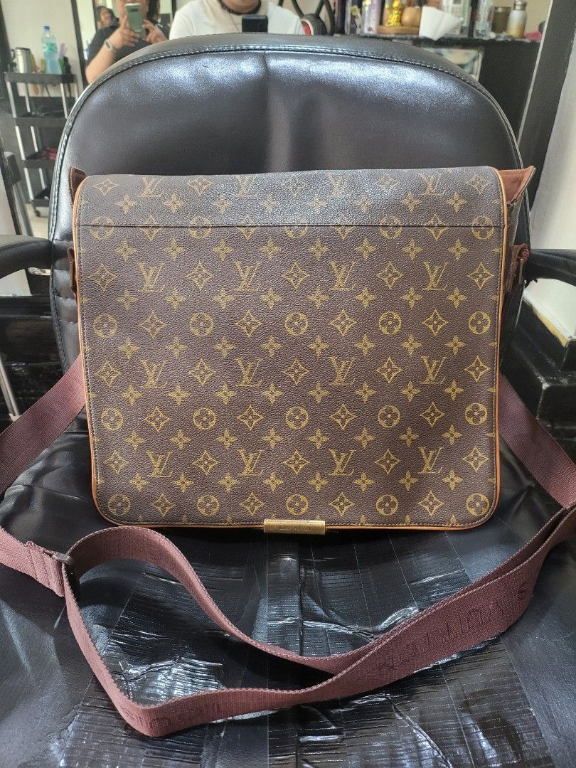 Louis Vuitton Monogram Messenger Bag (Category: Luxury Bags & Wallets) located in Manila. Submitted by milkymitch23 (Listing ID 1437956363, Image 1). Description: - Louis Vuitton messenger bag - Classic monogram canvas - Brown leather strap - Gold-tone hardware - Main compartment and zippered pocket - Made in France - Serial number: 51W008 vintage pm if interested.