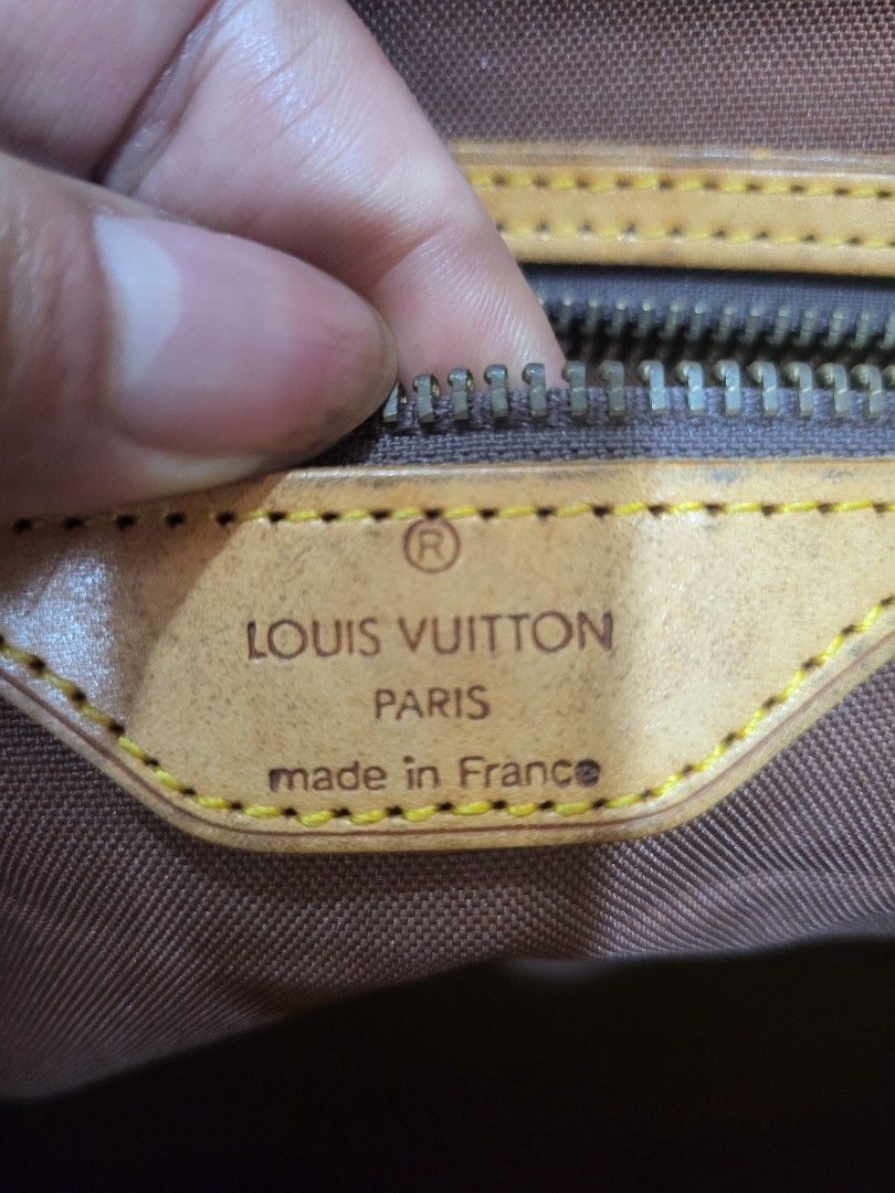 Louis Vuitton Monogram Messenger Bag (Category: Luxury Bags & Wallets) located in Manila. Submitted by milkymitch23 (Listing ID 1437956363, Image 3). Description: - Louis Vuitton messenger bag - Classic monogram canvas - Brown leather strap - Gold-tone hardware - Main compartment and zippered pocket - Made in France - Serial number: 51W008 vintage pm if interested.