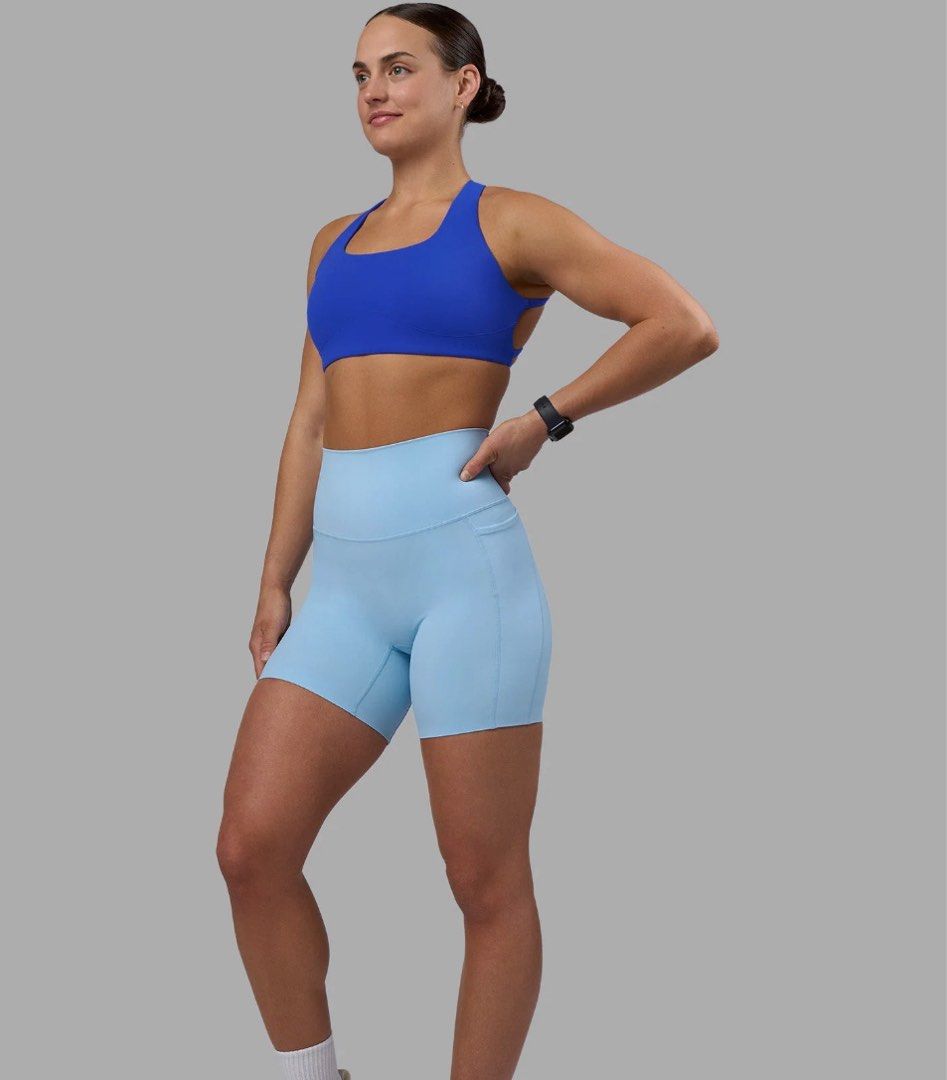 LSKD Elixir 6" Pocket Shorts - Open Air in Small (Category: Activewear) located in Manila. Submitted by sbm_declutters (Listing ID 1437997222, Image 1). Description: Retails 80USD ~4,930 - LSKD Zephyr Shorts - Ultra-light and soft fabric - 6" inseam - Ultra high-rise waistband - Side pockets for your phone - Smooth bonded hem finishes - Reflective branding - Material: 70% Nylon, 30% Spandex.