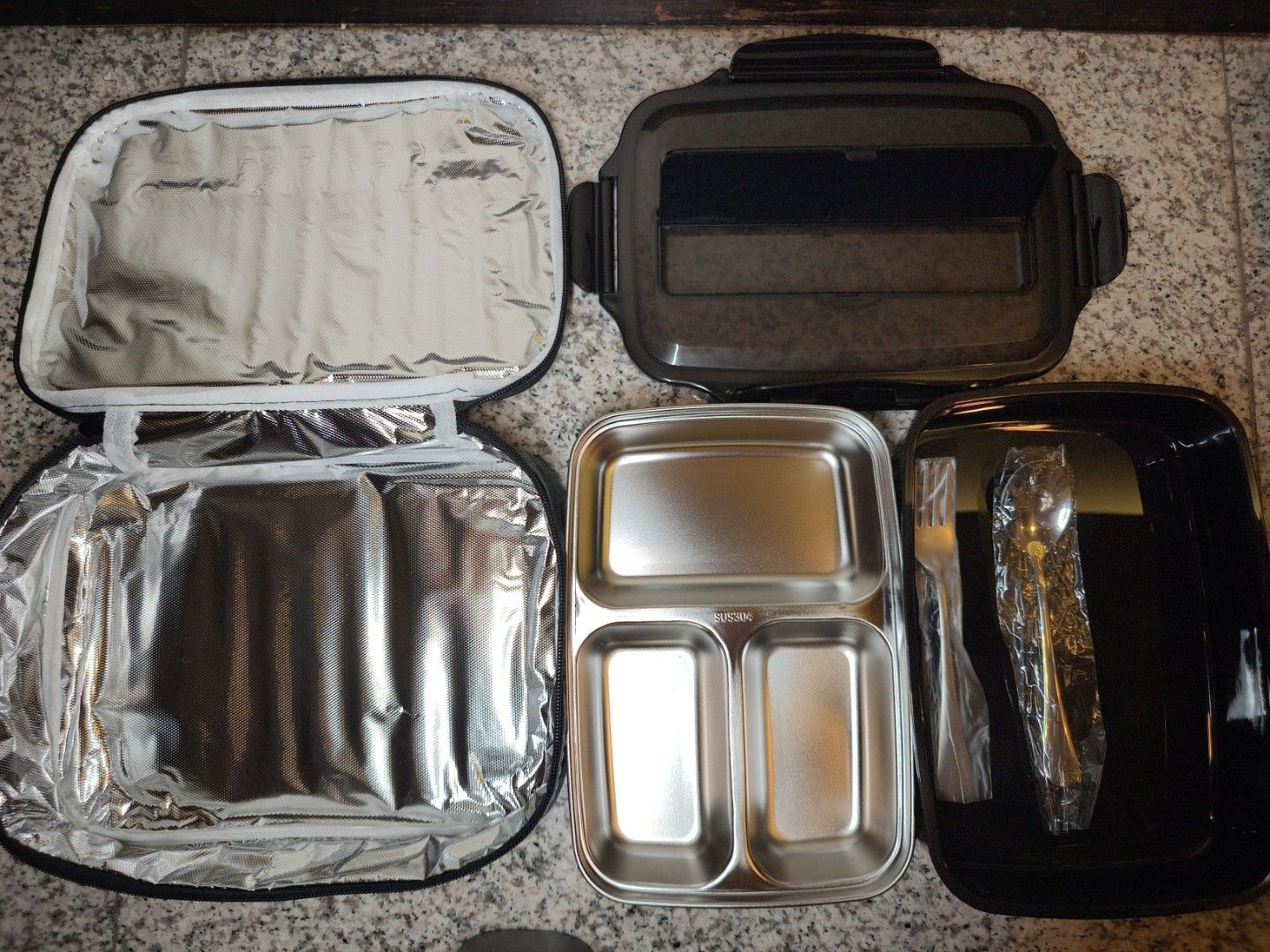 Lunch Box Set with Insulated Bag455127151107778561