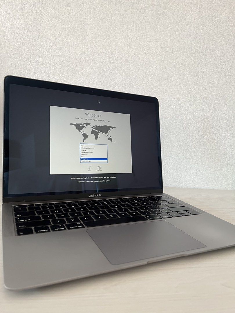 MacBook Air (Retina, 13-inch, 2020) (Category: Laptops & Notebooks) located in Paranaque City. Submitted by stephlois (Listing ID 1437992942, Image 1). Description: MacBook Air (Retina, 13-inch, 2020) For Sale: Php 16,000 Condition: Used but still fully functional. Not slow b ut overheats from time to time (typical in this model). Price: Non-negotiable Specifications: Model: MacBook Air Charger: TypeC 8GB SDRAM 128GB SSD Display: 13.3-inch Color: