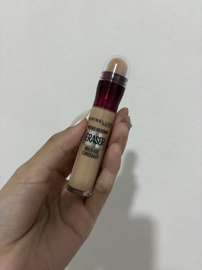 Maybelline Concealer Eraser (Category: Makeup) located in Manila. Submitted by littlefancyclothes (Listing ID 1438102040, Image 1). Description: I'm selling this brand new maybelline concealer eraser in the shade 120 for ₱250 only (its too light for me) I just bought it the other day, just send me a dm if u want to buy it! Around San Pedro or Biñan Canlalay only and payment first before shipping, thank youu!🩷.