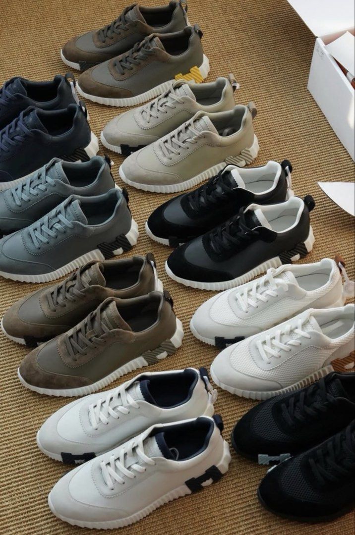Men's Casual Sneakers - Multiple Colors (Category: Sneakers) located in Manila. Submitted by rosmiemuno16247 (Listing ID 1438107171, Image 1). Description: - Men's sneakers available in gray, black, white, and brown. - Modern design. - Textured sole for grip. - Lace-up closure. - Sleek, low-profile design. - Ideal for casual and everyday wear..