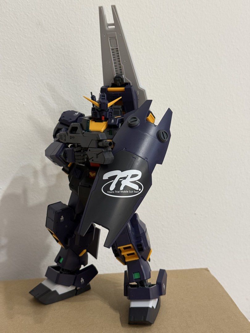 MG 1/100 Gundam TR-1 Hazel Custom (Combat Deployment/ Titans color) third party kit (Category: Gundam Model Kits) located in Singapore. Submitted by lordsatan666 (Listing ID 1412845092, Image 3). Description: MG 1/100 Gundam TR-1 Hazel Custom (Combat Deployment/ Titans color) third party kit -Brand new in box, all runners sealed. .