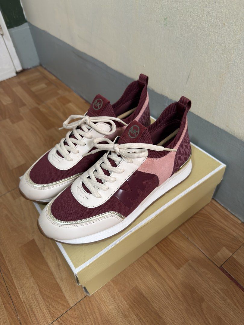 Michael Kors Sneaker Shoes (Category: Sneakers) located in Angono. Submitted by sunnyyyyfleur (Listing ID 1437973088, Image 3). Description: PRICE + SF Bought from the US! Michael Kors Sneakers Jenkins Knit Trainers Size US 8 RFS: decluttering SHIPPING: Lalamove / J&T Location: Angono, Rizal.