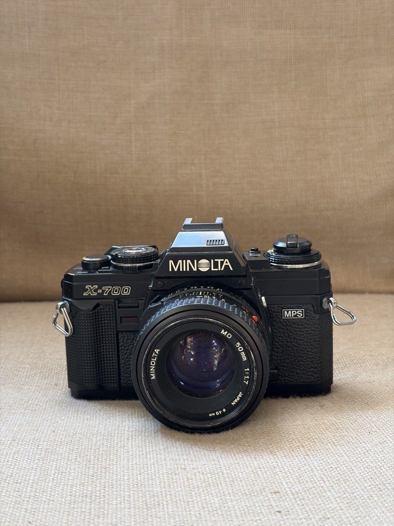 Minolta X700 35mm Film Camera (Category: Cameras) located in Cebu City. Submitted by kezshia1324707 (Listing ID 1438015154, Image 2). Description: Light meter is broken. You can still shoot it manually. Sample photos are from the last roll I shot with this camera on manual mode. .