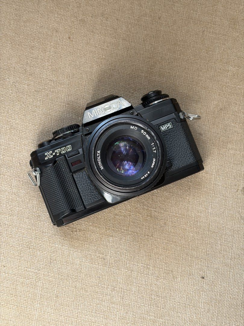 Minolta X700 35mm Film Camera (Category: Cameras) located in Cebu City. Submitted by kezshia1324707 (Listing ID 1438015154, Image 1). Description: Light meter is broken. You can still shoot it manually. Sample photos are from the last roll I shot with this camera on manual mode. .