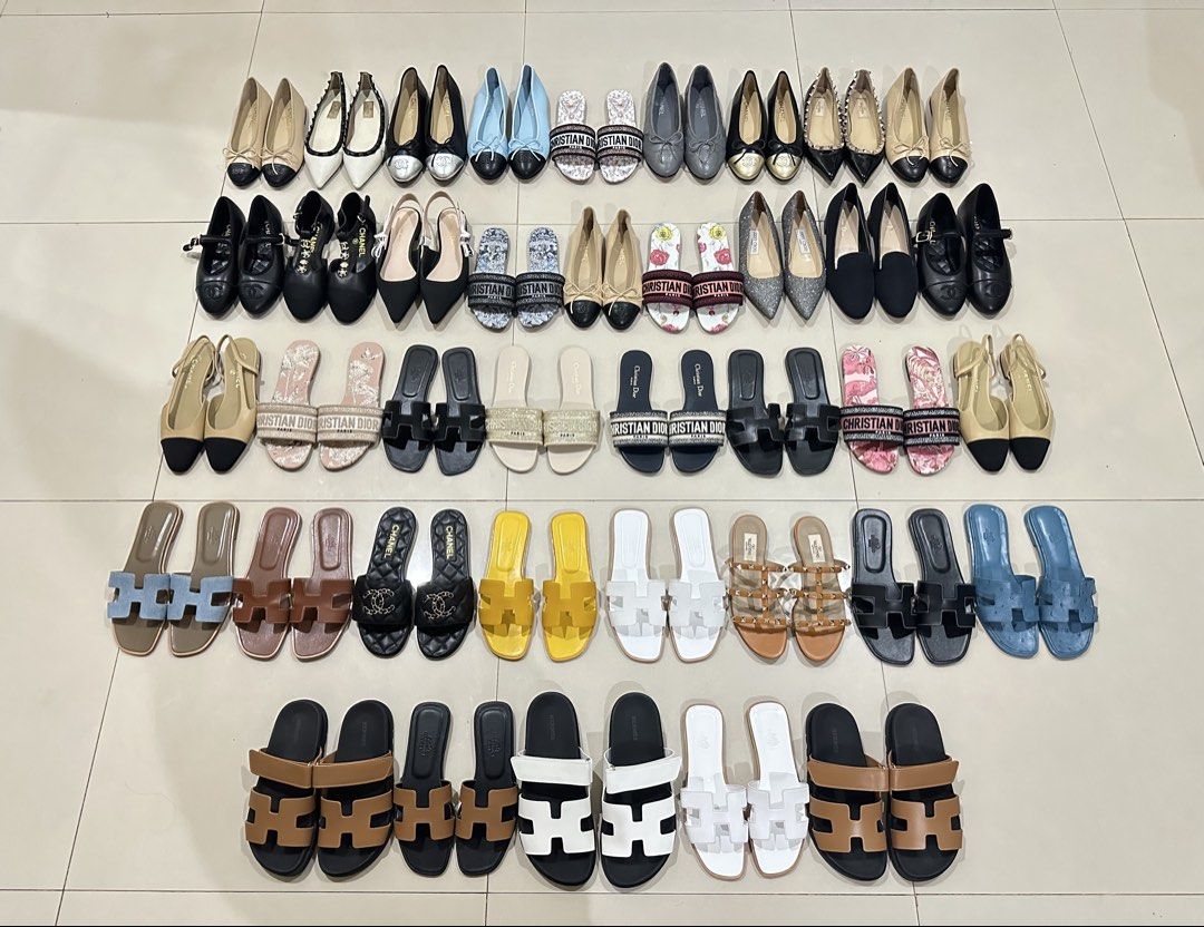 Month Of MAY STocks (Category: Flats & Sandals) located in Marikina City. Submitted by georgiaprelovestuff (Listing ID 1438028921, Image 2). Description: May New Stocks For faster transaction pls direct message lang po or message me on V!b3r +6391234 88845 Note: Please follow Us to stay UPDATED 😇❤️ Posting NEW STOCKS every 15th of the Month. DISCLAIMER: WE ARE SELLING PRELOVED ITEMS. WE ARE NOT RELATED TO ANY OF THOSE. ALL BRAND ARE SOLELY BELON