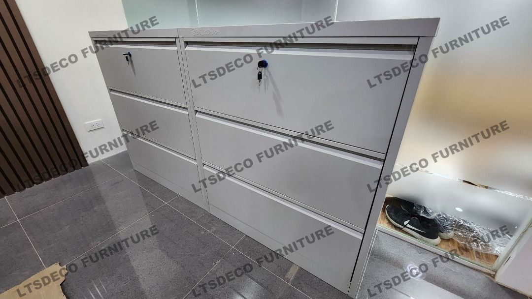 NEW STEEL LATERAL FILING CABINET DRAWERS OFFICE PARTITION FURNITURES (Category: Office Furniture & Fixtures) located in Mandaluyong City. Submitted by jessalyn.montero (Listing ID 1437963602, Image 1). Description: For inquiries, quotations, estimates, and orders, please contact us for faster transactions or kindly send your floor plan layout via email. 👩‍💼 Look for Ms. 𝐋𝐈𝐑𝐀𝐀 Sales Executive - 📞 V I B E R NUMBER: 𝟎𝟗𝟔𝟑𝟒𝟔𝟔𝟒𝟕𝟖𝟔 📞