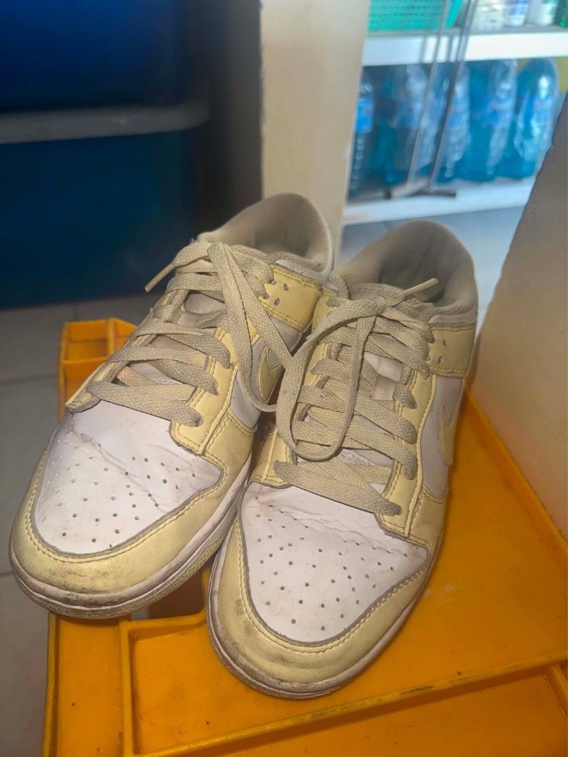 Nike Dunk Low Pale Ivory (Category: Sneakers) located in Cabanatuan. Submitted by trisharaye10 (Listing ID 1437949787, Image 2). Description: - Nike Dunk Low - Pale ivory and white colorway - Iconic Nike swoosh - Laces included - Classic and stylish sneaker.