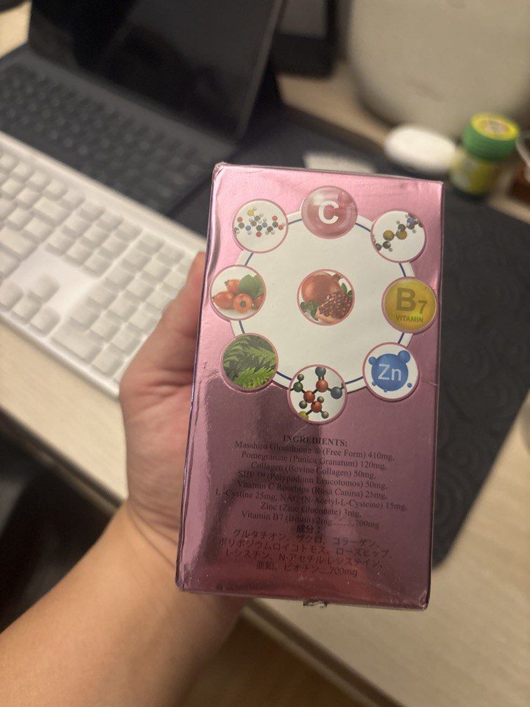 Ohayo Tyo Ex Lumine white (Category: Oral Care) located in Pasig City. Submitted by curatedfits (Listing ID 1437972876, Image 3). Description: Di ko na nainom see photo for expiry date. Sealed pa..
