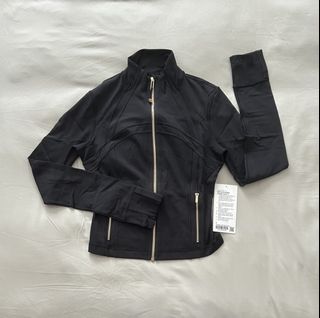 BNWT: Lululemon Define Jacket Nulu - BLACK with GOLD HARDWARE