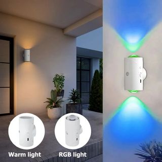 Magnetic Floating Rotating Moon Lamp with Wooden Base, 3 Color ...