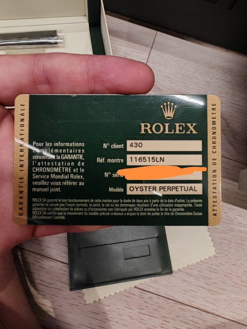 Rolex Daytona 116515LN (APH Dial) (Category: Watches) located in Singapore. Submitted by goodoldrollie (Listing ID 1437977786, Image 2). Description: Rare APH Dial Rolex Daytona - Rolex Oyster Perpetual 116515LN - Comes with original box and papers - Year: May 2013 - Minimal signs of wear - Full stickers on - Leather strap is unworn, currently on Rubber B - Perfect for collectors No lowballers. .