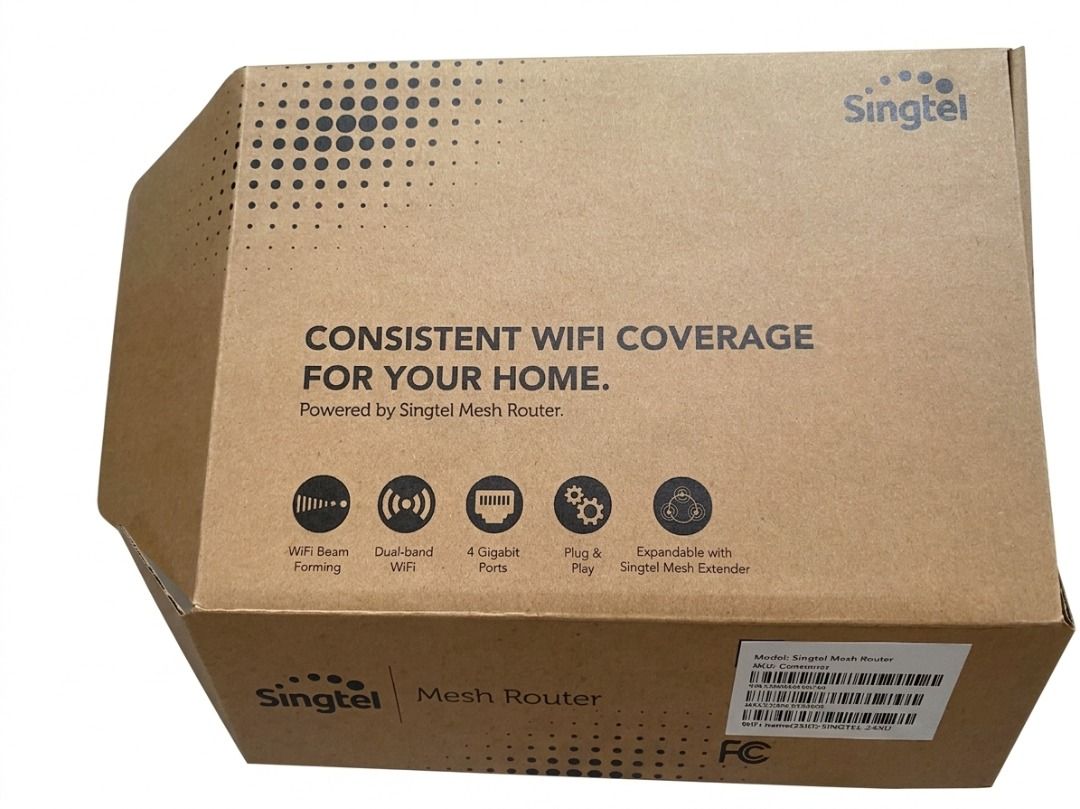 Singtel Mesh Router - Consistent WiFi Coverage454724791724953601