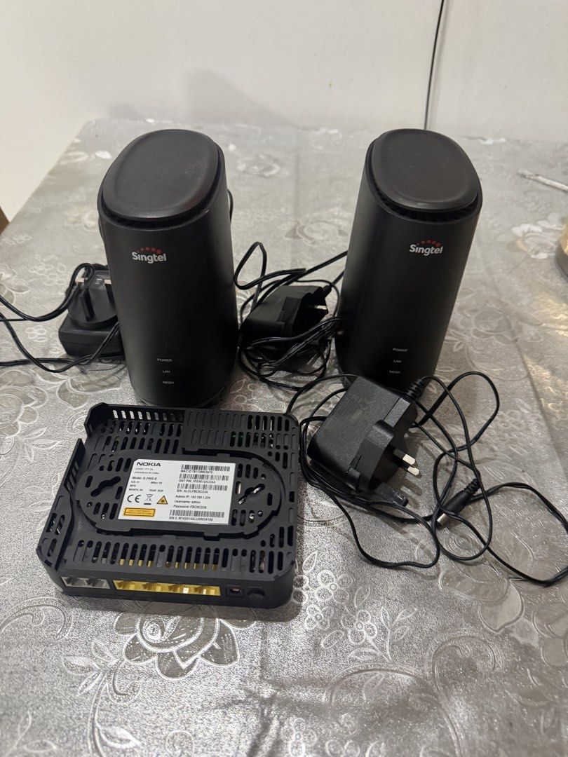 Singtel wifi mesh Router Set454601446094295041