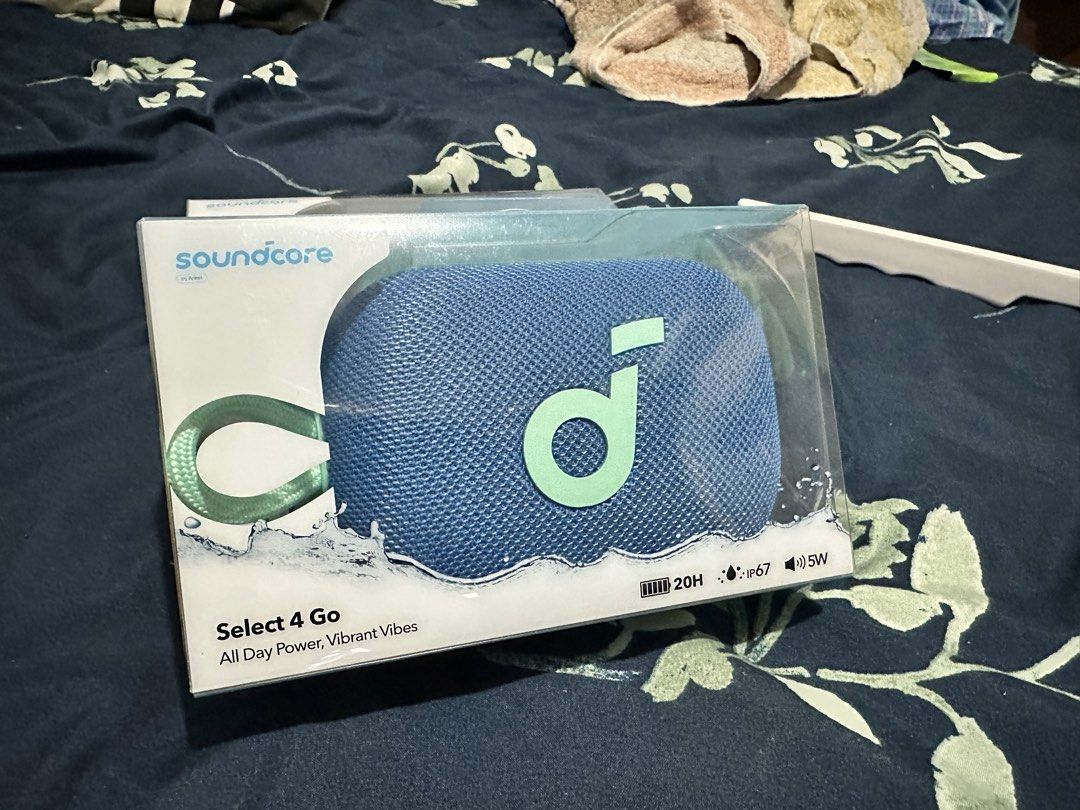 Soundcore Select 4 Go Bluetooth Speaker (Category: Soundbars, Speakers & Amplifiers) located in Paranaque City. Submitted by puds11 (Listing ID 1438025050, Image 1). Description: Brand new sealed Soundcore Select 4 Go Color: Blue ✔️ Portable Bluetooth speaker ✔️ IP67 waterproof & dustproof ✔️ Up to 20 hours battery life ✔️ Compact and lightweight ✔️ Clear sound with strong bass for its size Perfect for travel, workouts, room setup, and everyday l