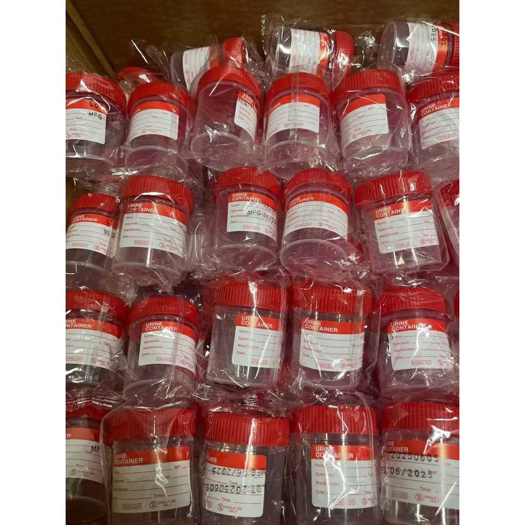 Specimen Cup / Urine Cup 60ml sterile (Category: Medical Supplies & Tools) located in Manila. Submitted by 888.eightcaremed (Listing ID 1437977173, Image 2). Description: 8/pc 3500/case 500pieces.
