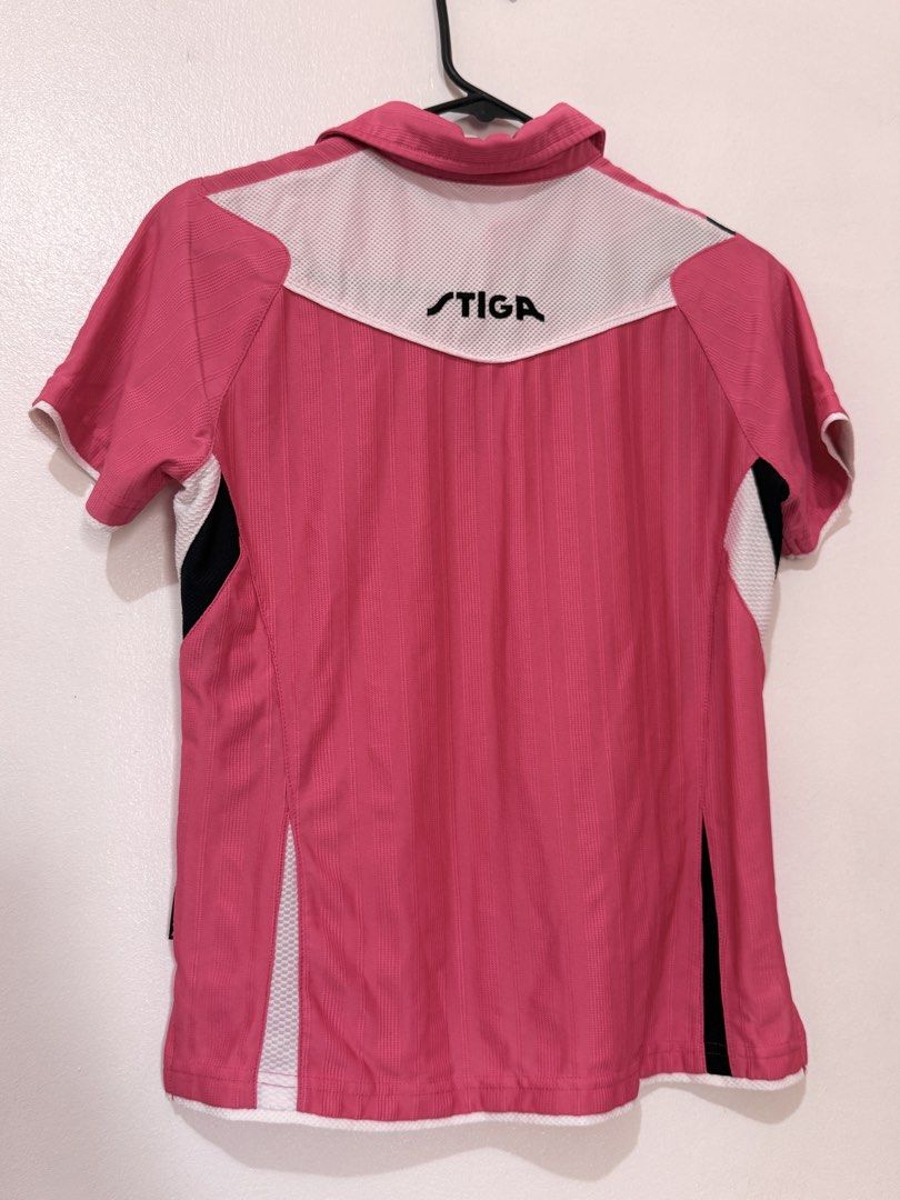 Stiga Pink Polo Shirt (Category: Activewear) located in Pasig City. Submitted by beasarchive (Listing ID 1437945369, Image 2). Description: - Pink Stiga polo shirt - Collared neckline .