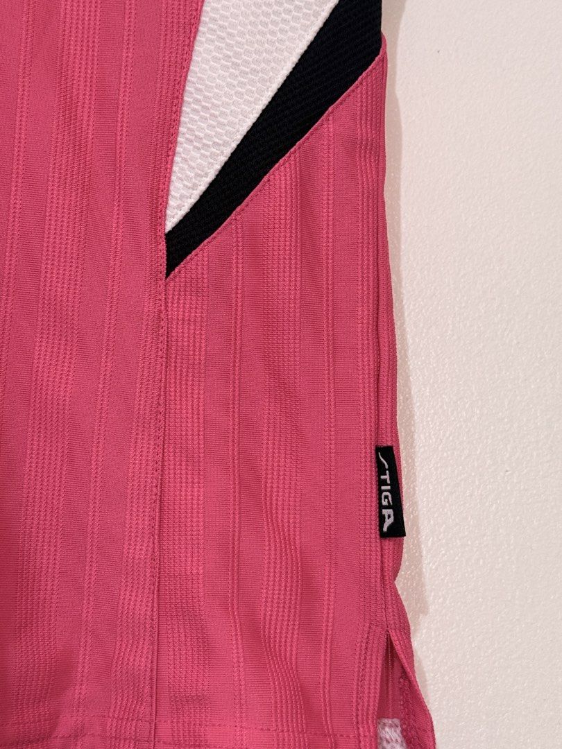 Stiga Pink Polo Shirt (Category: Activewear) located in Pasig City. Submitted by beasarchive (Listing ID 1437945369, Image 3). Description: - Pink Stiga polo shirt - Collared neckline .